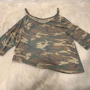 Blue Life Camo Top